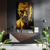 Heisenberg Brushed Aluminum Dibond Wall Art.